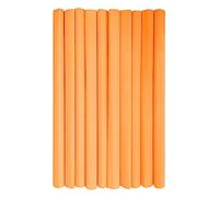 Interdruk - Rouleaux de papier crépon pour enfants, bricolage et décorations - Lot de 10 rouleaux (50cm x 200cm, 28g/m2) - 05 Orange clair