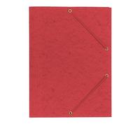 Interdruk Teguprec File Folder avec bande élastique A4 Carte Rouge, Multicolore - Version Anglaise