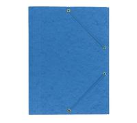 Interdruk Tegupren File Folder avec bande élastique A4 Carte, Bleu - version anglaise