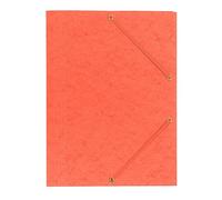 Interdruk Teguprep File Folder avec Bande Élastique A4 Carte, Orange, Multicolore - Version Anglaise