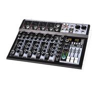 Interface 4/6 canaux, table de mixa DJ, effet DSP 99 bits, mixa USB, effets + 48 V, fantôme Bluetooth(6 channel)