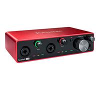 Interface audio USB Focusrite Scarlett 4i4 3rd Gen pour l'enregistrement, la composition et le streaming - des enregistrements haute fidélité, de qualité studio, avec un son transparent.