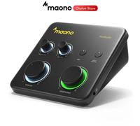 Interface audio USB MAONO PS22 Lite pour PC, entrée XLR, équipement d'enregistrement et de streaming portable, carte son pour musique, guitare, DAW PS22 LITE