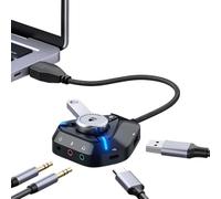 Interface Audio USB pour PC Carte Son Externe Type-C