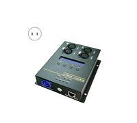Interface Convertisseur Réseau DMX512 4 Sorties 3 Broches pour Contrôleur D'Éclairage Ethernet DMX de Scène, Prise Américaine
