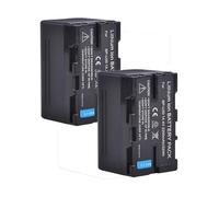 Interface De Batterie for BP-U100 BP-U30 U60 U65 U90, Compatible avec Sony EX260 EX280 Z280 FS5 PXW-FX9 FS7 FX6 Z190 EX1R EX200 F3(2 pcs 2200mAh)