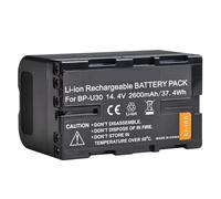 Interface De Batterie for BP-U100 BP-U30 U60 U65 U90, Compatible avec Sony EX260 EX280 Z280 FS5 PXW-FX9 FS7 FX6 Z190 EX1R EX200 F3(1 pc 2600mAh)