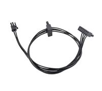 Interface de carte mère, petit câble d'alimentation 4 broches vers deux SSD SATA, 45 cm, alimentation MINI 4 broches Turn 2 SATA