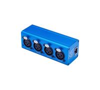 Interface de Contrôleur D'Éclairage Ethernet ArtNet DMX512 4 Universe 2048 Disco avec MA2 Bleu