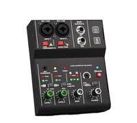 Interface de mixage professionnelle à 2 canaux, carte son, console, mini mixeur d'enregistrement USB for DJ, studio, guitare Pour Professionnels