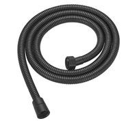 Interface de tuyau de douche à main noire en acier inoxydable Flexible Anti-enroulement Anti-déflagrant Tube de douche accessoires de salle de bain (Color : 1.5m)