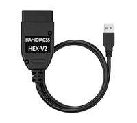 Interface Diagnostic OBD2 Hex-V2 - Compatible véhicules du Groupe VW-Audi-Seat-Skoda (2025) - Logiciel Inclus - Guide & Assistance Installation Offerts - HAMIDIAG35