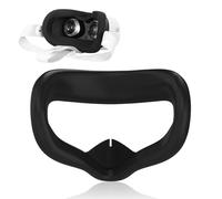 Interface faciale pour Oculus Quest 2 - Mousse PU anti-transpiration - Accessoires VR - Confort amélioré - Compatible avec les accessoires Meta Quest 2 - Noir - 1 pièce