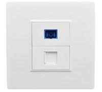 Interface fibre optique SC - Prise murale, panneau jack réseau RJ45, connecteur type