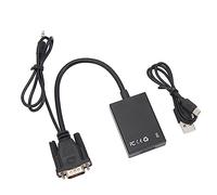 Interface Média HD vers Convertisseur VGA, Résolution 1080P | Corps en ABS léger, Plug and play, Compatible avec les appareils VGA, Sortie de haute qualité d\'image