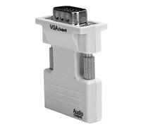 Interface Multimédia Haute Définition Convertisseur Femelle vers VGA Mâle Installation Rapide Convertisseur Vidéo HD 1080P pour Une Utilisation au Bureau (White)