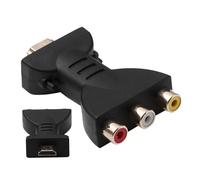 Interface multimédia Haute définition vers Adaptateur Portable vers AV Rouge Blanc Jaune convertisseur AV convertisseur HD Adaptateur Audio vidéo, adaptateurs DisplayPort