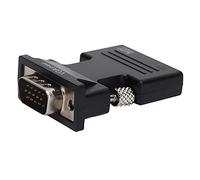 Interface Multimédia Haute Définition vers Convertisseur VGA avec Adaptateur de Câble Audio HD pour Une Utilisation Facile Plug and Play à la Maison et au Bureau, ABS/Alliage D'aluminium