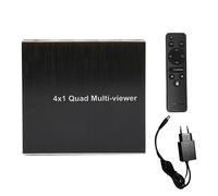 Interface MultiméDia Hd 4x1, Commutateur Multiview Sans Couture, 1080p à 60hz, Commutateur De Sortie 4 En 1 Avec ContrôLe Rs232, Prise Ue 100-240v