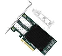 Interface PCIE GEN 3.0 X8 vers 2 ports optiques SFP28 25 GbE Adaptateur réseau RDMA convergé, adaptateur Ethernet PCIE, carte NIC PCIE, contrôleur Ethernet Broadcom BCM57414 2 x 25 Go/s SFP28