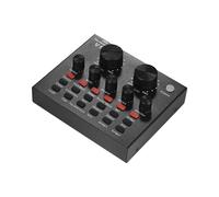 Interface USB de carte son de mélangeur audio externe avec 6 modes sonores effets sonores multiples