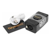 BeamZ Lighting Interface DMX USB Light Rider – 12 canaux autonomes, 128 canaux DMX, alimentation USB
