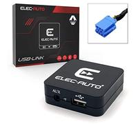 Interface USB MP3 FLAC - Auxiliaire pour Voiture Renault | Chargeur | Prise Jack | Boitier encastrable Invisible | Accessoire autoradio | Prise Adaptateur Clé USB