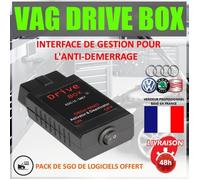 Interface VAG DRIVE BOX - CJYKKV - Désactivation Anti-Démarrage - Compatible Audi, Seat, Skoda, Volkswagen - Noir
