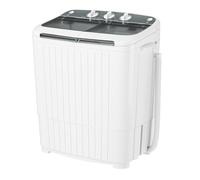 INTERGREAT Machine à laver portable avec tuyau plus long, machine à laver à double baignoire, mini machine compacte avec pompe de vidange, machine à laver portable de 16 livres pour chambres,