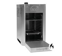 intergrill 800 °C - Barbecue à gaz Pure Steak Grill à chaleur supérieure 3,5 kW - 10 kg en acier inoxydable avec grille de cuisson - Le barbecue parfait Beefer