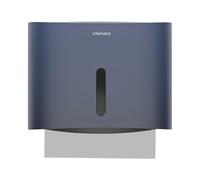 interhasa! Distributeur de serviettes en papier mural - Montage adhésif sans perçage ni vis - Pour l'installation de distributeurs de serviettes en papier multiples/pliés/pliés en C pour salle de bain