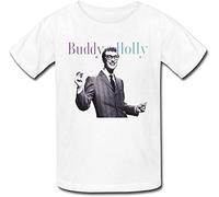 interi Men's Cool Buddy Holly T-Shirt White M