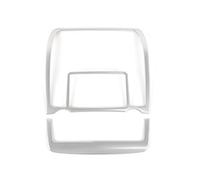Intérieur Accessoires Auto Pour BMW X5 E70 X6 E71 2008-2014 Cadre Plafonnier Acier Inoxydable Pour Lampe De Lecture De Toit(Silver)