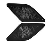 Intérieur Accessoires Auto Pour CRV Pour 6e Génération 2023-2025 Pour Hybride Cache-haut-parleur Avant Acier Inoxydable Montant Garnitures Haut-parleur(Black)