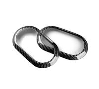 Intérieur Accessoires Auto Pour MINI F66 2024-25 Pour F67 2024-25 Cache Haut-parleur Montant Autocollant Garniture Intérieure En Fibre De Carbone Sèche(B)