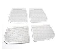 Intérieur Accessoires Auto Pour VW Pour CC 10-18, Garniture De Haut-parleur De Porte Intérieure, Autocollant Décoratif En Acier Inoxydable(A Silver)