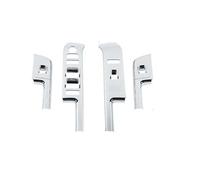 Intérieur Accessoires Pour Chevrolet Pour Silverado 2014-2017 cache Décoratif Pour Interrupteur De Lève Vitre Accessoires Intérieurs(Chrome)