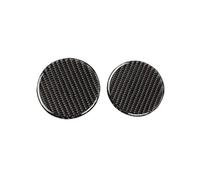 Intérieur Accessoires Pour Ford Pour Mustang Pour GT 2015-2021 Autocollant De Garniture De Joint De Fente De Tasse D'eau En Fibre De Carbone(Black)