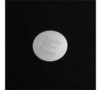 Intérieur Automobile Anneau Autocollant Pour Bouton Démarrage Et D'arrêt Du Moteur Pour BMW Série 1 2 3 5 7 X3 X4 X5 X6 F Châssis F01 F10 F30 F34 F15 F16 F82 F83 Autocollant Décoratif(Argent)