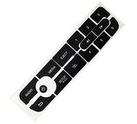 Intérieur automobile Compatible Avec Megane Pour Master Pour Scenic III Voiture CD Radio Bouton Audio Autocollants De Réparation Autocollants LHD