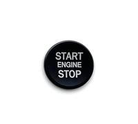 Intérieur Automobile Couvercle Porte-clés D'allumage Voiture Autocollant Décoratif Pour Bouton Commutation Pour A4 A6 A3 A5 Q3 Q5 Q7 Démarrage Et Arrêt Du Moteur Autocollant Décoratif(Noir)