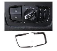 IntéRieur Automobile Pour BMW Série 1 2 3 4 F30 F31 F32 F34 F20 F36 X5 F15 X6 F16 Autocollant Garniture Cadre Bouton Commutation Phare Voiture Accessoires D'intérieur Intérieure Voiture(Carbon fiber s