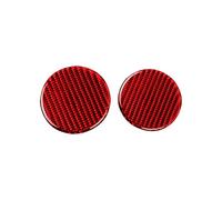 Intérieur Automobile Pour Chevrolet Pour Camaro 2017-2022 Joint De Porte-gobelet Central Intérieur En Fibre De Carbone(Red carbon fiber)