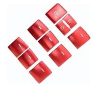 Intérieur Automobile Pour Toyota C-HR 2016-2021 Cadre Protection Pour Interrupteur Climatisation Voiture(Red,D)