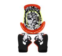 LS2 KIT COIFFE ET JOUES POUR MX437 FAST EVO - XS - MX437 EVO - ORANGE