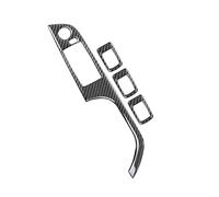 Intérieur Couverture Garniture 4 Pièces Pour BMW E90 Série 3 005-012 Interrupteur Fenêtre Panneau Levage Bouton Cadre Couverture Garniture Autocollants Décoratifs Voiture Intérieur(Grey)