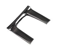 Intérieur Couverture Garniture Autocollant Style Voiture Pour Civic 10th 2016-2019 En Acier Inoxydable Pommeau Levier Vitesse Cadres Panneau Bande Intérieur Garniture Couverture(Noir)