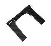 Intérieur Couverture Garniture Autocollant Style Voiture Pour Civic 10th 2016-2019 En Acier Inoxydable Pommeau Levier Vitesse Cadres Panneau Bande Intérieur Garniture Couverture(Fibre de carbone)
