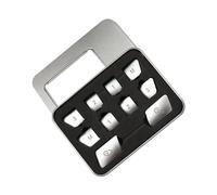 Intérieur Couverture Garniture Couvercle Bouton Commande Fenêtre Panneau Commutation Capuchon Autocollant Pour Benz Classe ABC W204 W212 GLA GLK CLA GL ML Voiture Intérieur(12pcs)