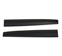 Intérieur Couverture Garniture Couverture De Tableau De Bord En Fiber De Carbone 2 Pièces Garniture De Décoration De Console Centrale Mate Voiture Intérieur(Matte Black)